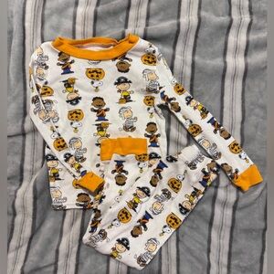 Snoopy Peanuts Halloween toddler pajamas-3T